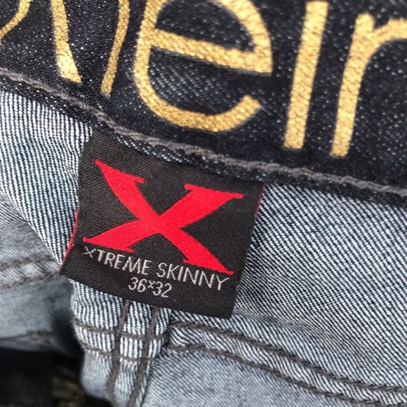 Calvin Klein Xtreme Skinny Jeans Men’s 36x32 - Picture 5 of 5